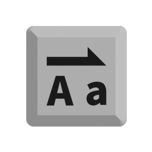 大文字を小文字に変換