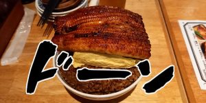 人気ランチメニューの「そびえる！！鰻玉丼」を実食